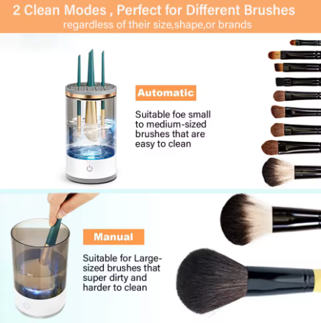 3 In 1 Electric Makeup Brush Cleaner